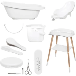 Bébé-jou® Babycare Badeset 8-tlg Sense Plus Weiß