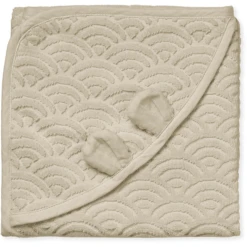 Cam Cam Copenhagen Cam Cam® COPENHAGEN Kapuzenbadetuch Mit Öhrchen Baby Beige