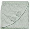 Cam Cam Copenhagen Cam Cam® COPENHAGEN Kapuzenbadetuch Mit Öhrchen Baby Grün