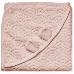 Cam Cam Copenhagen Cam Cam® COPENHAGEN Kapuzenbadetuch Mit Öhrchen Baby Rosa
