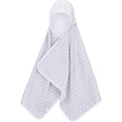 Fillikid Kapuzenbadetuch Cube Grey 70 X 140 Cm