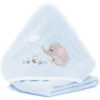 Fillikid Kapuzenbadetuch Elefant Hellblau 75x75 Cm