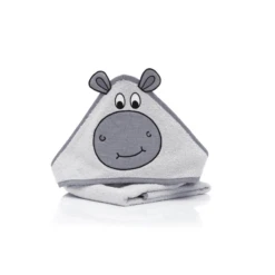 Fillikid Kapuzenbadetuch Nilpferd 75 X 75 Cm