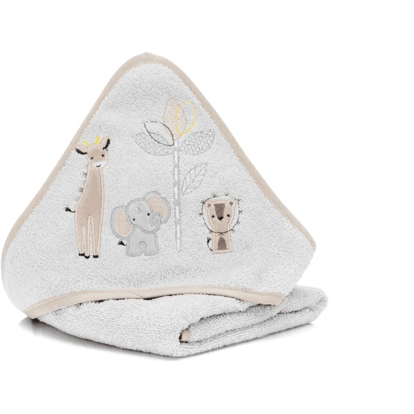 Fillikid Kapuzenbadetuch Safari Taupe 75x75 Cm 1 Fillikid Kapuzenbadetuch Safari Taupe 75x75 Cm