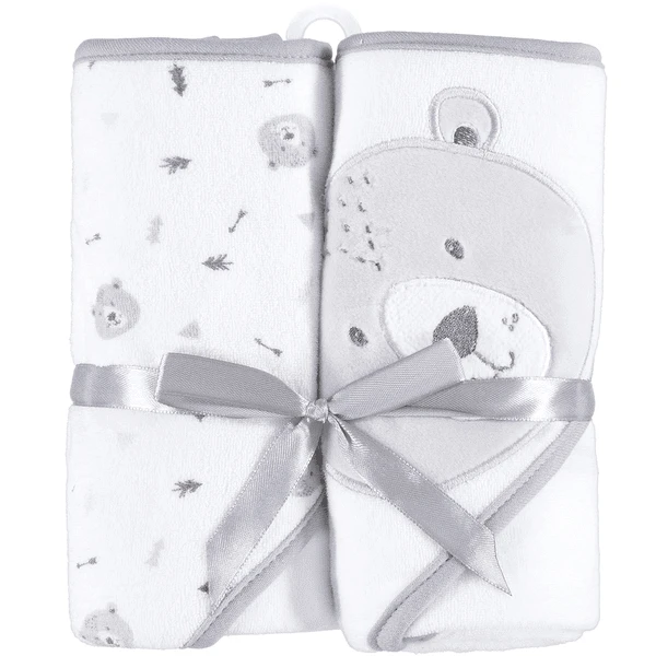 HÜTTE & CO Kapuzenbadetuch Bär 66 X 76 Cm 1 HÜTTE & CO Kapuzenbadetuch Bär 66 X 76 Cm