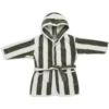 Jollein Bademantel Stripe Frottee Green Leaf