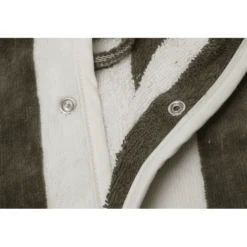 Jollein Bademantel Stripe Frottee Green Leaf -Geschäft Für Babybadezubehör jollein bademantel stripe frottee green leaf a383742 3