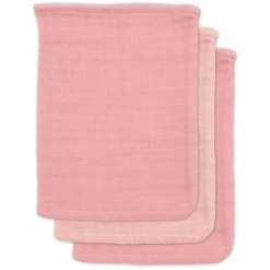 Jollein Bamboo Waschlappen 3er-Pack Pale Pink