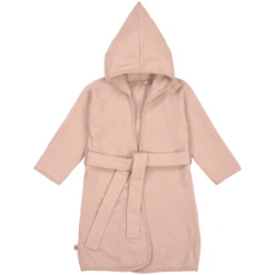 LÄSSIG Bademantel Musselin Powder Pink