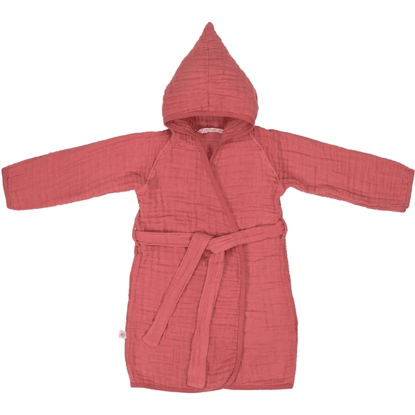 LÄSSIG Bademantel Musselin Rosewood 1 LÄSSIG Bademantel Musselin Rosewood