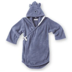 LITTLE Bademantel Bär Used Blue