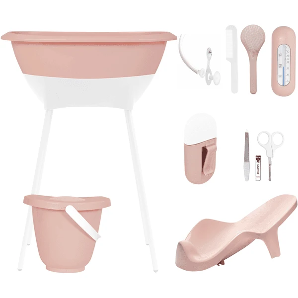 Luma® Babycare Bade- Und Pflegeset Cloud Pink 1 Luma® Babycare Bade- Und Pflegeset Cloud Pink