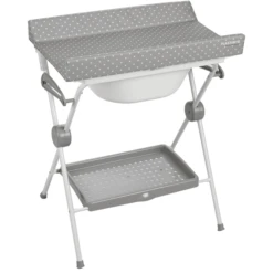 Plastimyr Badewanne LEA Faltbar In Punkte Grau