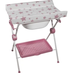 Plastimyr Badewanne LEA Faltbar In Sterne Rosa