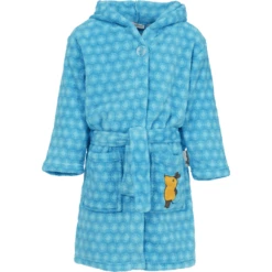 Playshoes Fleece-Bademantel DIE MAUS Blau