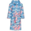 Playshoes Fleece-Bademantel Krebs Blau-pink