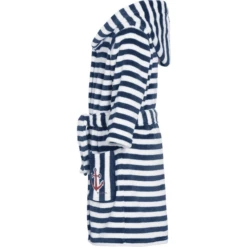 Playshoes Fleece-Bademantel Streifen Maritim -Geschäft Für Babybadezubehör playshoes fleece bademantel streifen maritim a266552 2