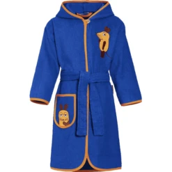 Playshoes Frotte-Bademantel Die Maus Marine
