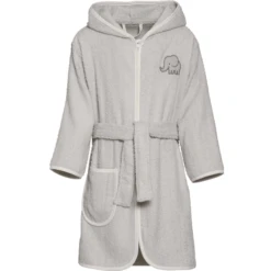 Playshoes Frotte-Bademantel Elefant Grau