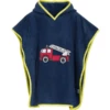 Playshoes Frottee-Poncho Feuerwehr Marine