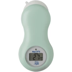 Rotho Babydesign Bad- Und Raumthermometer Mit Saugnapf In Swedish Green