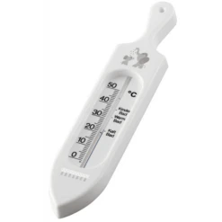 Rotho Babydesign Badethermometer Weiß Modern Elephants