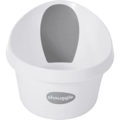 Shnuggle® Kleinkindbadewanne Weiß / Grau
