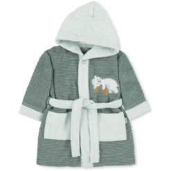 Sterntaler Bademantel Ben Mittelgrün