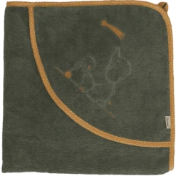 Sterntaler Badetuch 100 X 100 Cm Eddy Dunkelgrün