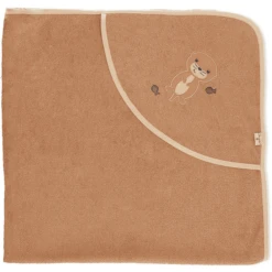 Sterntaler Badetuch Otti Uni Braun 100 X 100 Cm