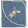Sterntaler Kapuzenbadetuch Emmilius Mittelblau 100 X 100 Cm