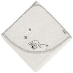 Sterntaler Kapuzenbadetuch Stanley Ecru 100 X 100 Cm
