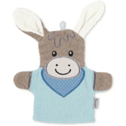 Sterntaler Spiel-Waschhandschuh Emmi Hellblau