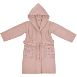 WÖRNER SÜDFROTTIER Bademantel Lamas Altrosa