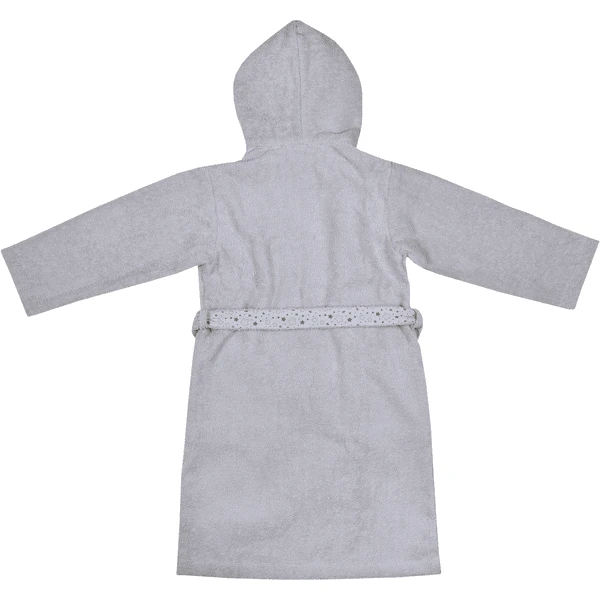 WÖRNER SÜDFROTTIER Bademantel Sterne Hellgrau 2 WÖRNER SÜDFROTTIER Bademantel Sterne Hellgrau – Bild 2