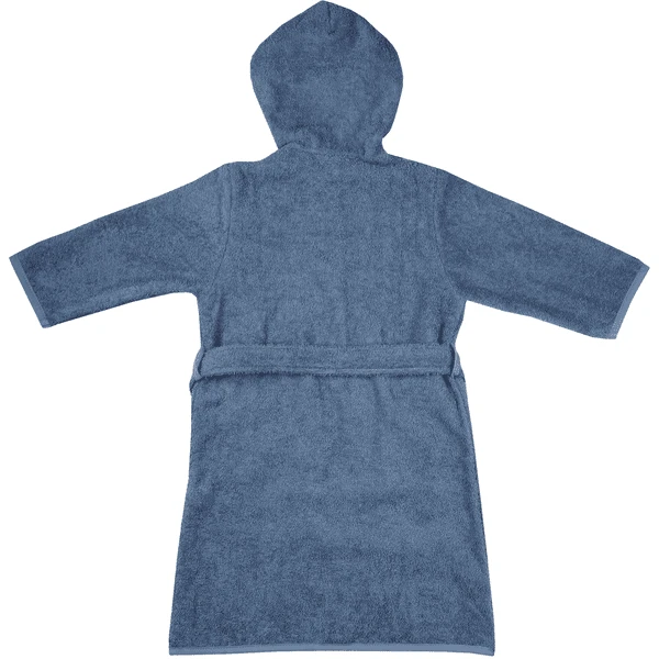 WÖRNER SÜDFROTTIER Bademantel Zebra Dunkelblau 2 WÖRNER SÜDFROTTIER Bademantel Zebra Dunkelblau – Bild 2