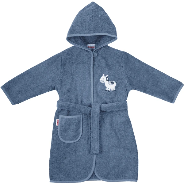 WÖRNER SÜDFROTTIER Bademantel Zebra Dunkelblau 1 WÖRNER SÜDFROTTIER Bademantel Zebra Dunkelblau