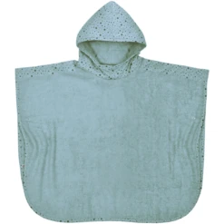 WÖRNER SÜDFROTTIER Badeponcho Sterne Eisblau 60 X 75 Cm
