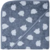 WÖRNER SÜDFROTTIER Kapuzenbadetuch Teddy Blau