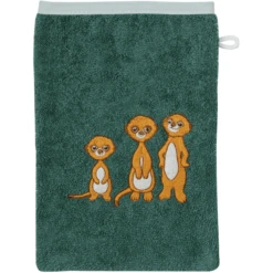 WÖRNER SÜDFROTTIER Waschhandschuh Erdmännchen Pinie Größe: 15/21