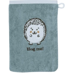 WÖRNER SÜDFROTTIER Waschhandschuh Igel Blau